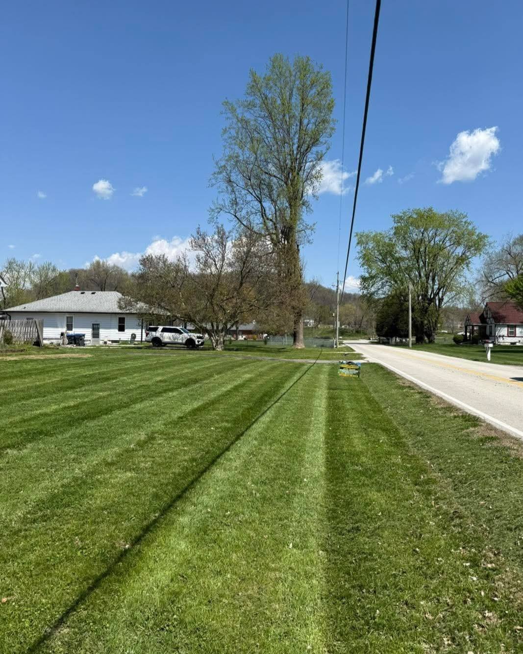 Perfect lawn stripes