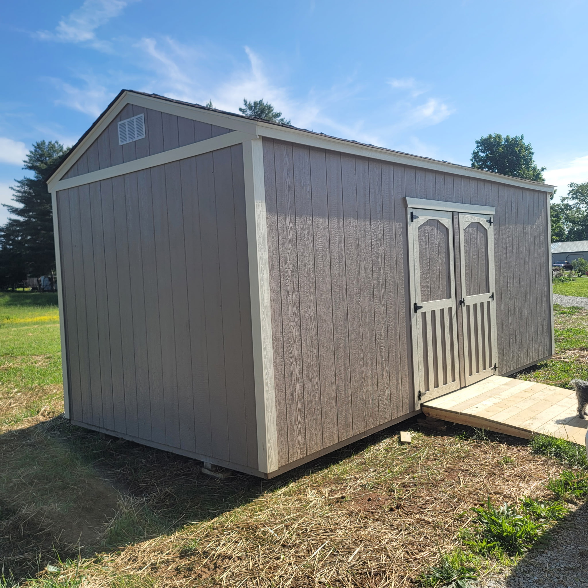 Completed outdoor installation